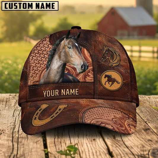 Hackney Dark Brown Craving Personalized Name Cap