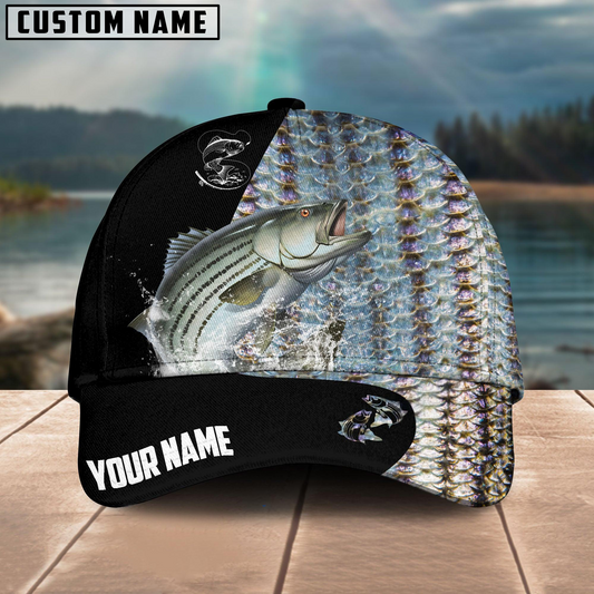 Personalized Striped Bass Fishing Classic  Cap