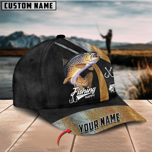 Personalized Trout Fishing Cap