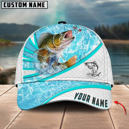 Walleye Fishing Water Tornado Personalized Cap