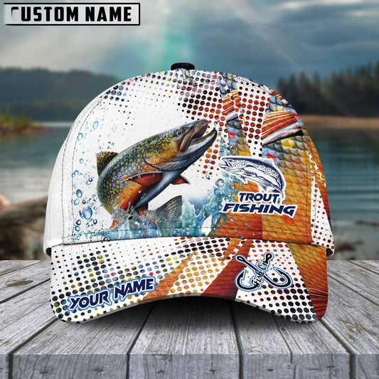 Personalized Trout  Fishing Skinfish Water Sport  Pattern Classic Cap